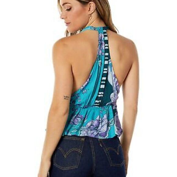 NWT Free People Hot Tropics Tank Ocean Combo - Picture 3 of 13